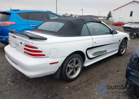 1995 Ford Mustang Gt/Gts из США, поврежденный, VIN 1FALP45T3SF239941